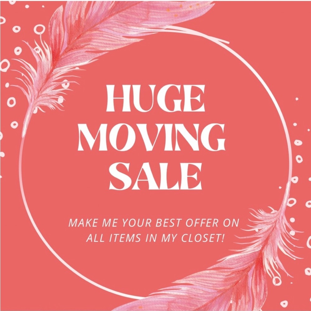 Moving! Make me your best offers!